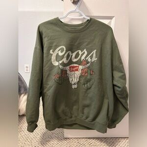 Coors crewneck sweater